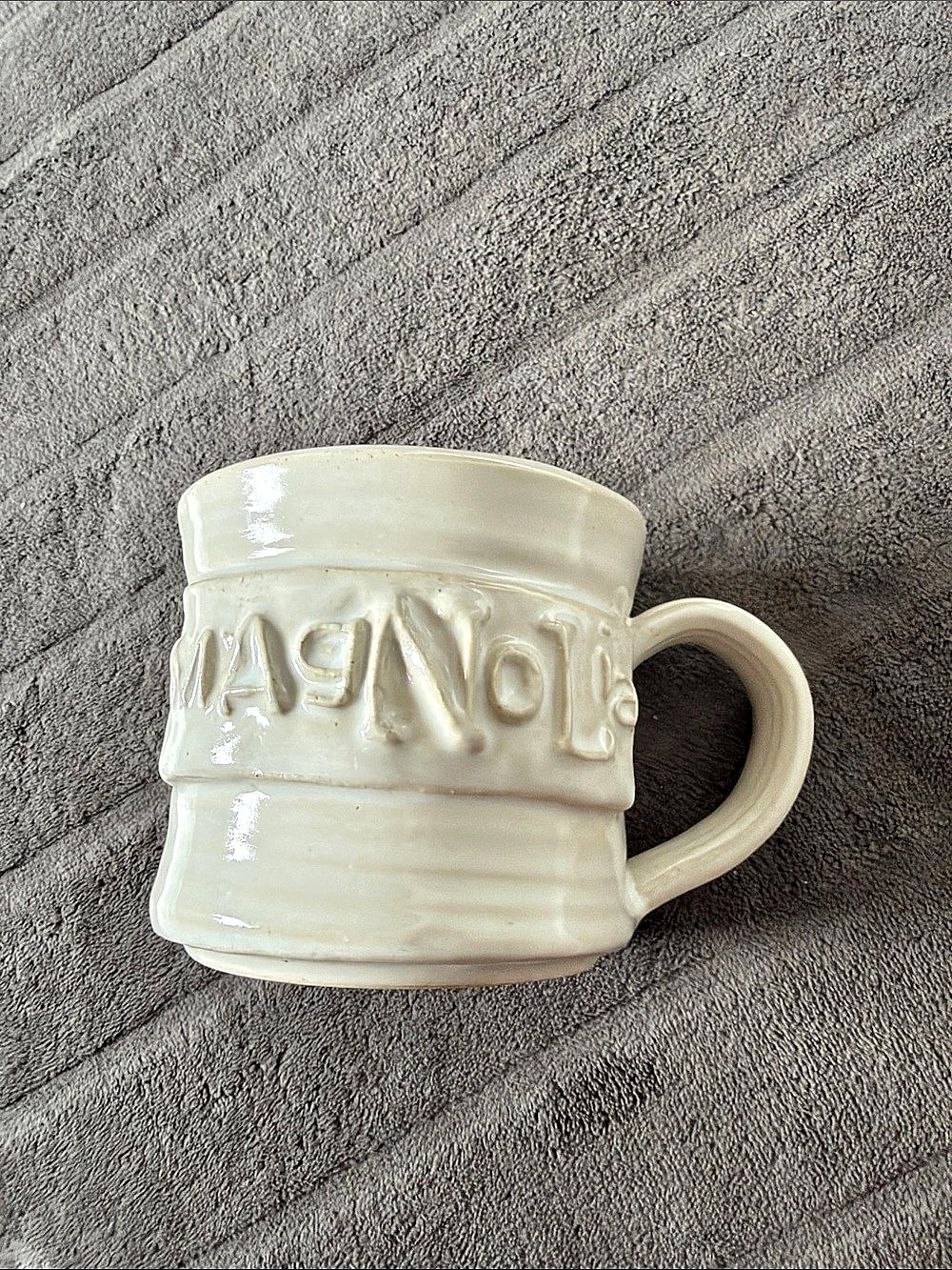 Magnolia Ceramic Mug White Like New